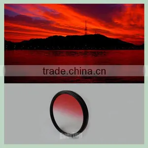 TS-GCF 2015 Color-Grad Filter,gradual Red Color Filter,Color Graduated Sunset Lens Filter thumbnail-1