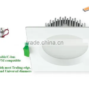 Dimmable Led Recessed Downlig 10W/12W/15W/18w Cutout 70mm/90mm SAA Approval Australia Standard Square Led Downlight thumbnail-5