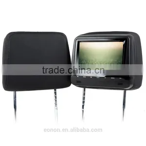 EONON L0290 7" HD Car Headrest Monitor With Built in DVD (Black Color) thumbnail-2