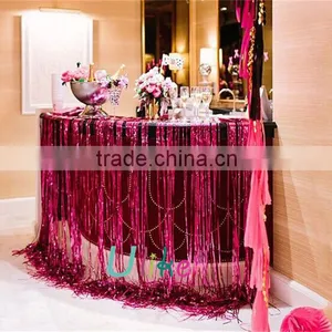 Silver Curtain Metallic Foil Curtain Birthday Foil Curtain thumbnail-5
