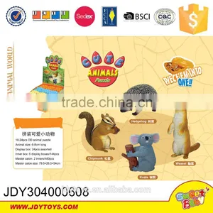 Cheap Wholesale Cute Animal Puzzle 24pcs DD Assembled Animal Puzzle thumbnail-1