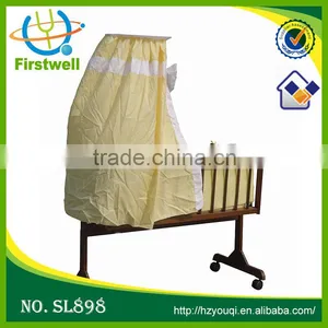 European Styled Custom Made Foldable Baby Cribs Bedding Set thumbnail-5