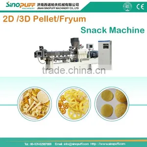 Corn Potato Flour / Starch 2d 3d Snack Pellets Making Machine thumbnail-1