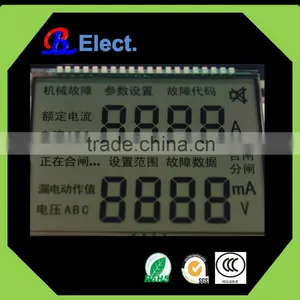 Monochrome Segment Positive Character Industrial Autoreclose Circuit-breaker Lcd Display,practical Cheap TN thumbnail-1