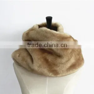 Ladies Faux Fur Heavy Winter Neck Gaiter Scarves thumbnail-1