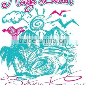 88 Poly 12 Lycra Hawaiian Printed Leggings and Swimwear Fabric thumbnail-5