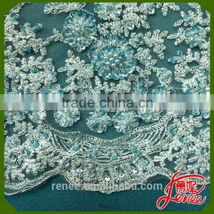 LATEST COLORFUL & FASHIONABLE DESIGN EMBROIDERY FABRIC WHOLESALE thumbnail-3