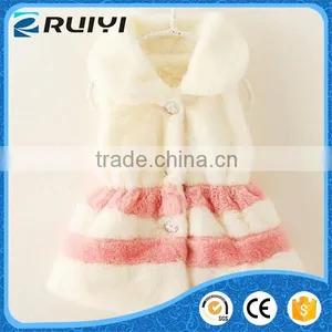 Children Clothing 2016 Fancy Fake Fur Winter Waistcoat thumbnail-3
