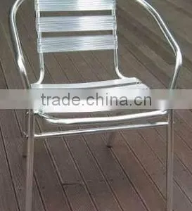 0503outdoor Garden Aluminum Good Quality Stackable Dining Table and Chair Set YC001 YT1 thumbnail-2