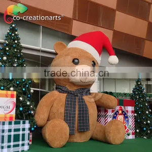 Large Foam Christmas Handmade Decoration Bear Model thumbnail-2