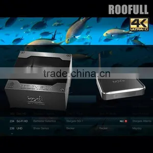 Hottest Model ROOFULL Aluminium TV BOX M10 3D-HD 1080Px2 Iptv Set Top Box Stalker thumbnail-5