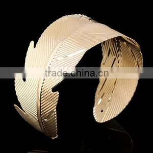 Vintage Open Bangle Chain Link Ring Antique Silver Carved Leaf Flower Bracelet thumbnail-4