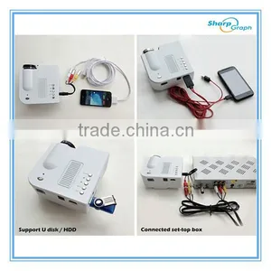 2015 UNIC Mini Game HDMI LED Smart Idea Projector UC28+ Pico Portable Home Cinema Projectors thumbnail-4
