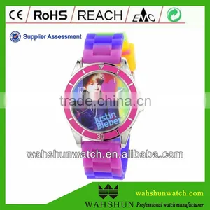 Fashion Wrist Colorful Silicone Strap School Students Kids Hot Sale Watches thumbnail-1