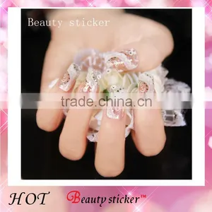 Wholesale Nail Foil Sticker Custom Nail Wraps Cheap Nail Sticker Black Rock Lace Sticker thumbnail-4