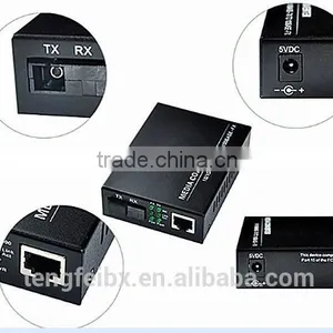 In Stock 10/100M Single Fiber Single Mode SC, 9V 12V dc Media Converter thumbnail-4