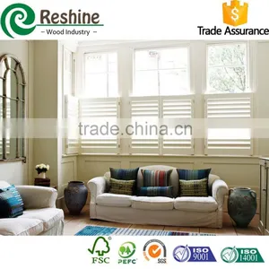 Lead Free PVC Material and Horizontal Opening Pattern Plantation Shutter Supplies thumbnail-1