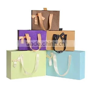 Fashionable Brown Paper Paper Gift Box thumbnail-1