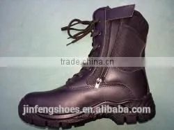 Fashion Military Boots Low Price Safety Shoes With Side-zip PU/rubber Outsole Steel Toe thumbnail-2