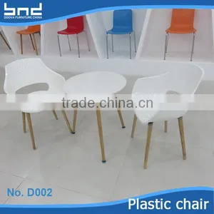 Famous Wood White Plastic Room Wholesale Armchair Replica PW007 thumbnail-1