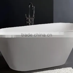 Artificial Stone Modern Design Freestanding Bathtub,acrylic Solid Surface Bathtub thumbnail-1