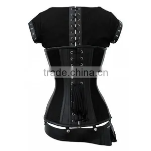 CLARY STEAMPUNK CORSET WITH DETACHABLE BELT thumbnail-2