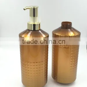 800ml PET Cylinder Refillable Shampoo Bottle thumbnail-1