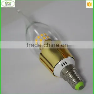 Candle Lights Type AndCE,SAA,RoHS,LVD,EMC Certification E14 Led Candle Bulbs 5w thumbnail-3