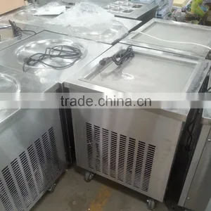 Single Square Pan Inox 304 Fried Ice Cream Machine Single Pan thumbnail-4