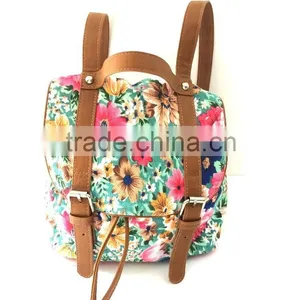 Wholesale Fashion Canvas Student Mini Backpack thumbnail-2