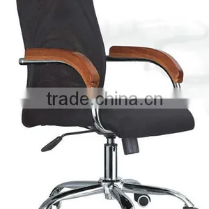 Metal Base With Pvc Black Chair Office Guest AH-68 thumbnail-3