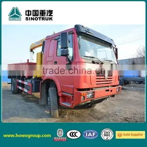 SINOTRUK HOWO 4X2 Crane Truck 266Hp for Sale Truck Crane thumbnail-4