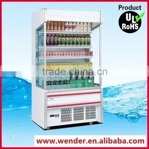 1.2meter Upright Supermarket Beverage Open Industrial Air Cooler thumbnail-1