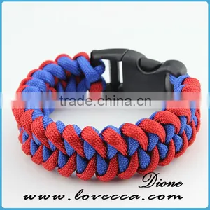 Customized Adjustable Buckle Paracord Bracelet Shackle With Logo thumbnail-6