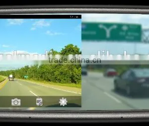 Gps Navigation Car Interoir Rearview Mirror; Dvr Recording; Bluetooth; Google Map;wireless Camera thumbnail-3