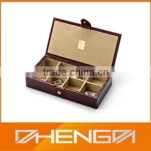 High Quality Customized Made-in-China Wedding Cufflink Boxes for Gift(ZDW13-C041) thumbnail-4