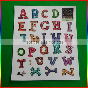 PVC Glow in the Dark Asphalt Sticker, Custom Luminous Letter Sticker Made in China thumbnail-1