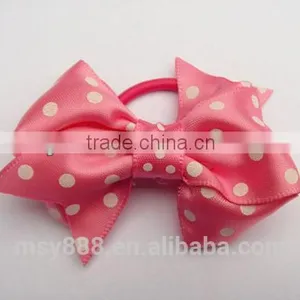 Hair Wraps Polyester Ribbon Bows Fabric Pull Bows thumbnail-6