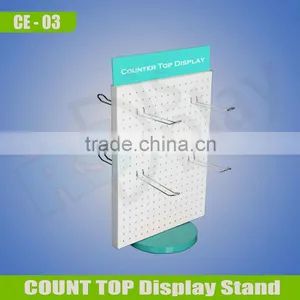 Rotatable Pegboard Coutner Display Stand thumbnail-1