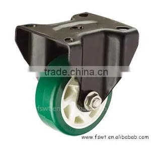Best Selling Medium Heavy Duty Rigid PU Caster Wheels Wholesale thumbnail-1