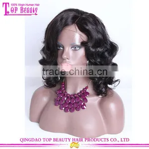 2016 Hot Selling 16 Inches Human Hair Wig Lace Front Wig Brazilian Human Hair Lace Wig thumbnail-4