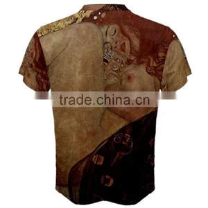 Sublimation t Shirts/dye Sublimation t Shirts/poly Cotton Blend Sublimation t Shirts thumbnail-4