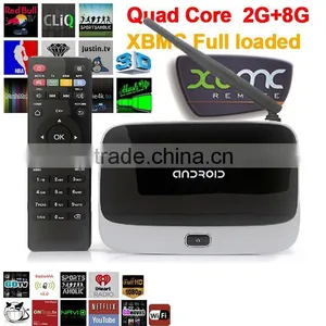 CS918 Quad Core Android tv Box, Rockchip Rk3188 Android Smart tv Box, CS918S Android Media Player thumbnail-2