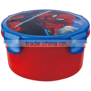 3D Lenticular Printing Plastic Food Storage Box, BPA Free Snack Pot, Kids Take Away Container Plastic Food Box thumbnail-4