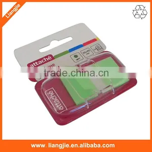 Transparent Fluorescent Pop up PET Printing Full Colors Index Sticky Note thumbnail-2