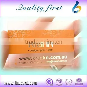Rewritable EM4100 CR80 Crystal Transparent Chip Cards RFID Cards thumbnail-5
