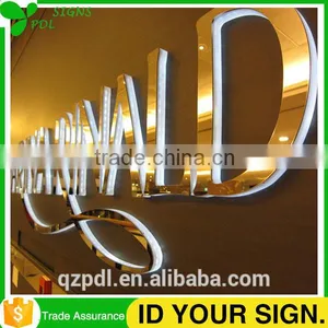 High Illuminated Solid 3D Acrylic Led Sign From PDL Only thumbnail-2