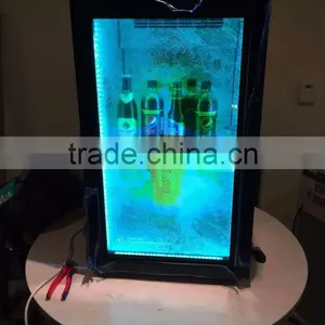 EKAA Desktop Super Market Beer Transparent Lcd Fridge Dispaly thumbnail-1