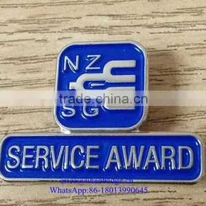 2016 Customized Shape and Logo Brass Plating Sport Lapel Pin Badge With Butterfly Clutch Soft Enamel Metal/Custom Badge thumbnail-2