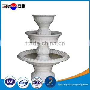 Chinese Outdoor Planter FRP Fiberglass Flower Garden Pot thumbnail-1